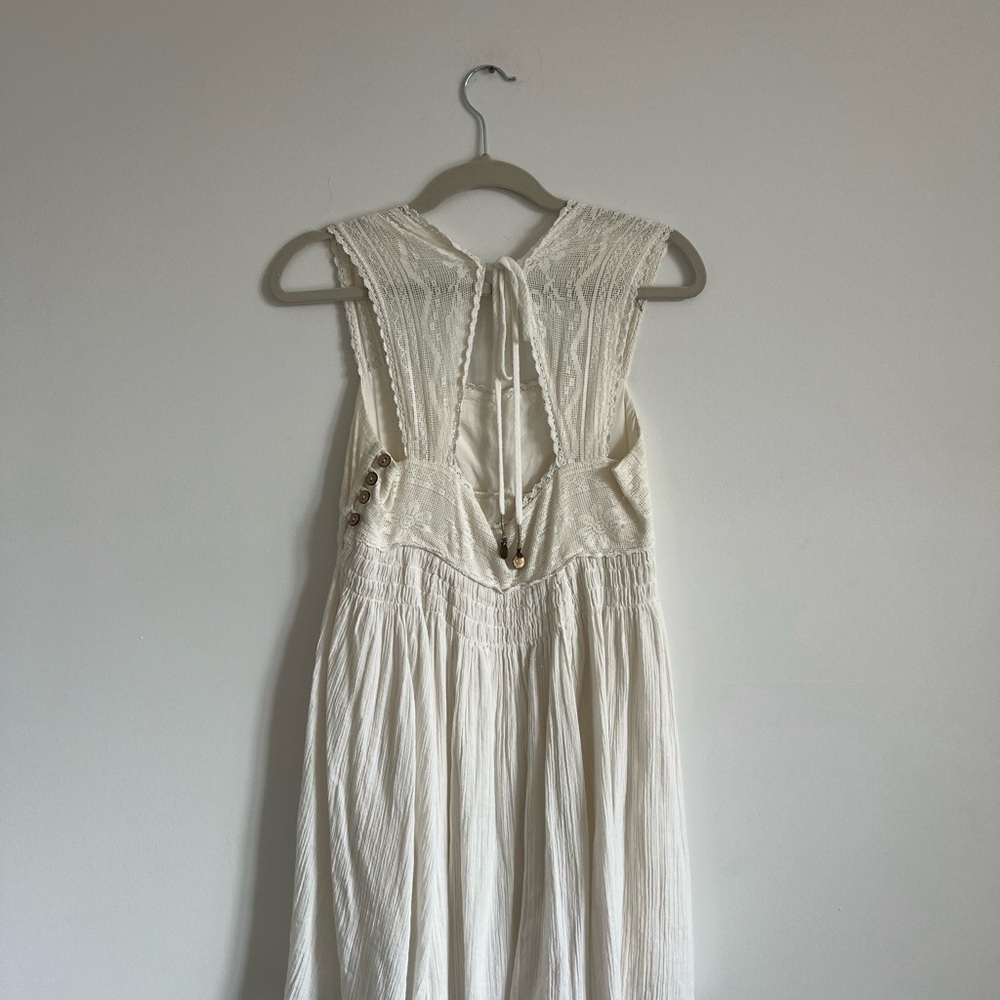 Free People Ivory Mini Dress - Picture 6 of 9